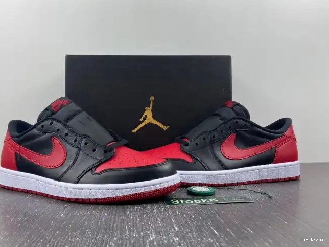 1st Kicks Shoes 705329-001 Jordan Air Retro Bred 1 Low 0522